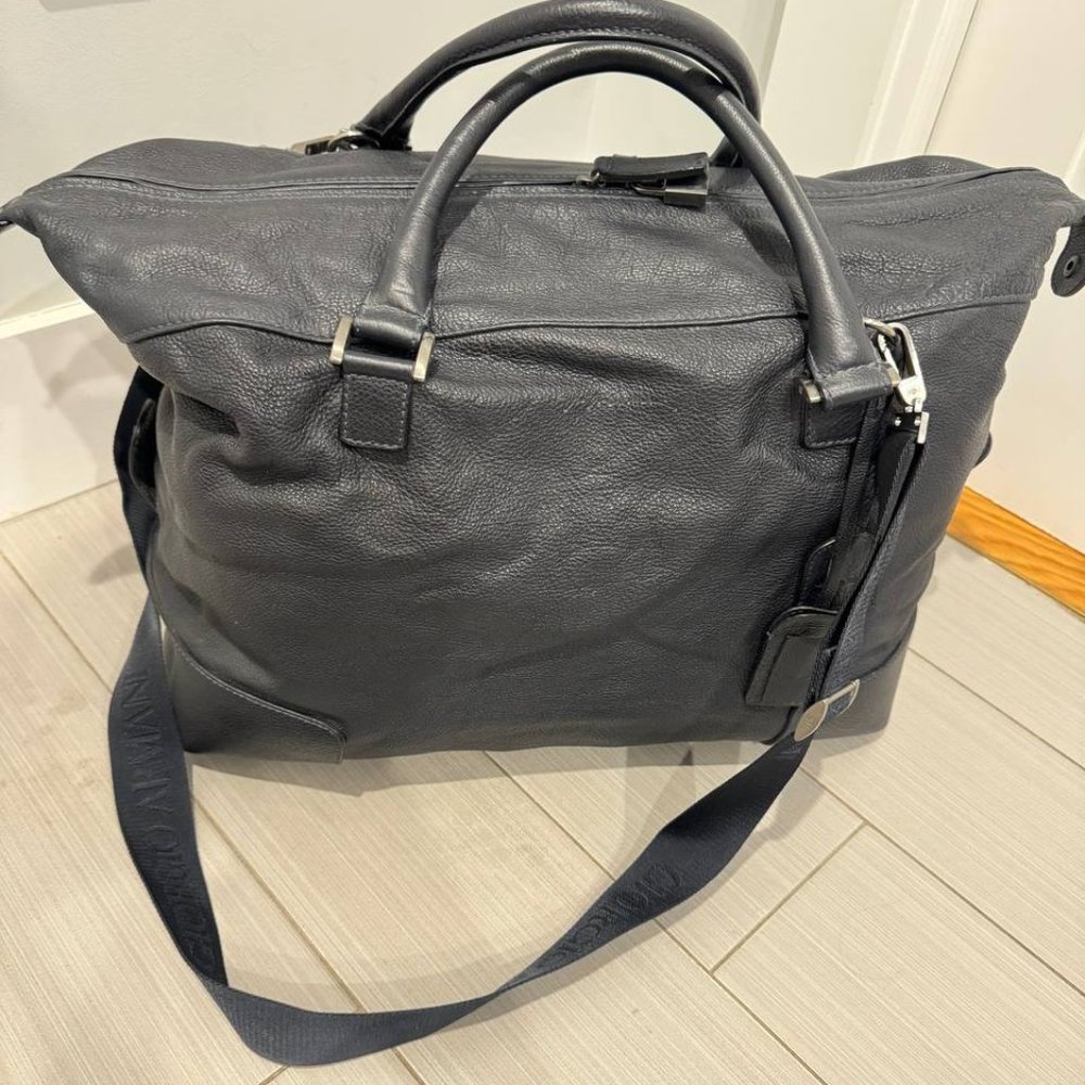 Giorgio Armani leather bag